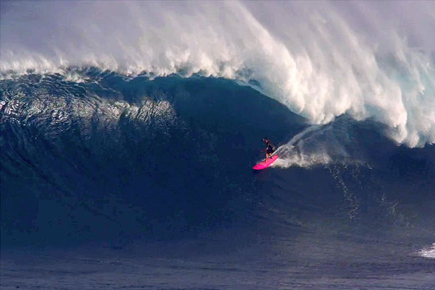 Greg Long surfing Jaws October 2012