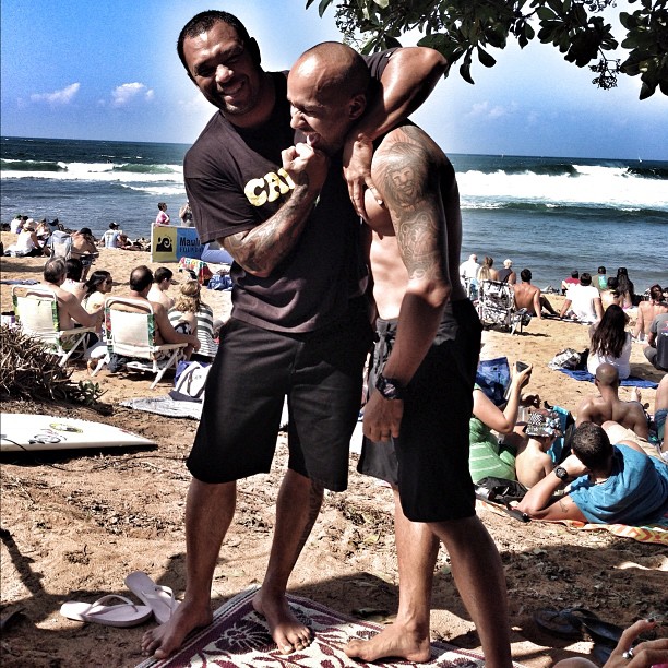 Sunny Garcia and Freddy Patacchia