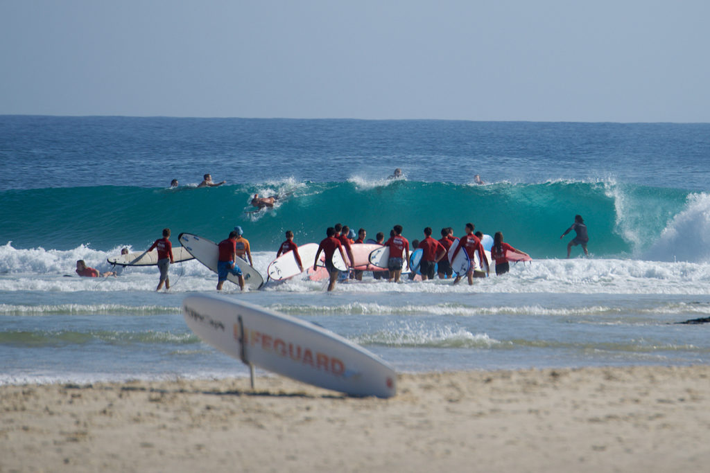 Another group of learners invade an already crowded lineup