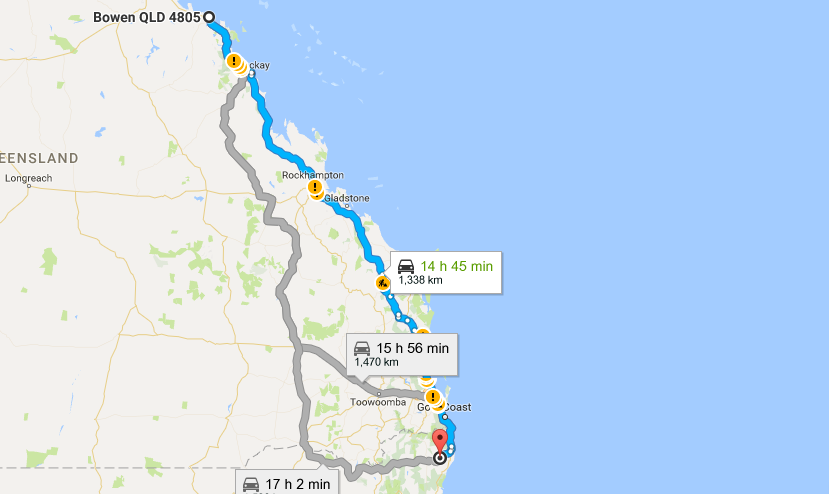 Cyclone Debbie on the Queensland coastline