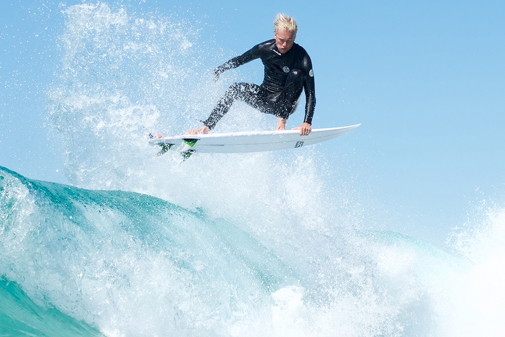 The DG SURFBOARDS – Nitro Rocket in action