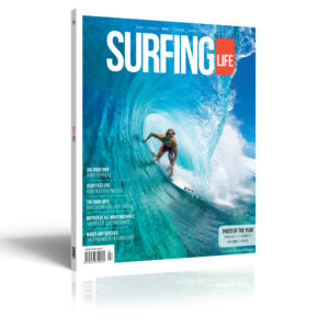 The cover of Surfing Life #357 – WAVES ’21